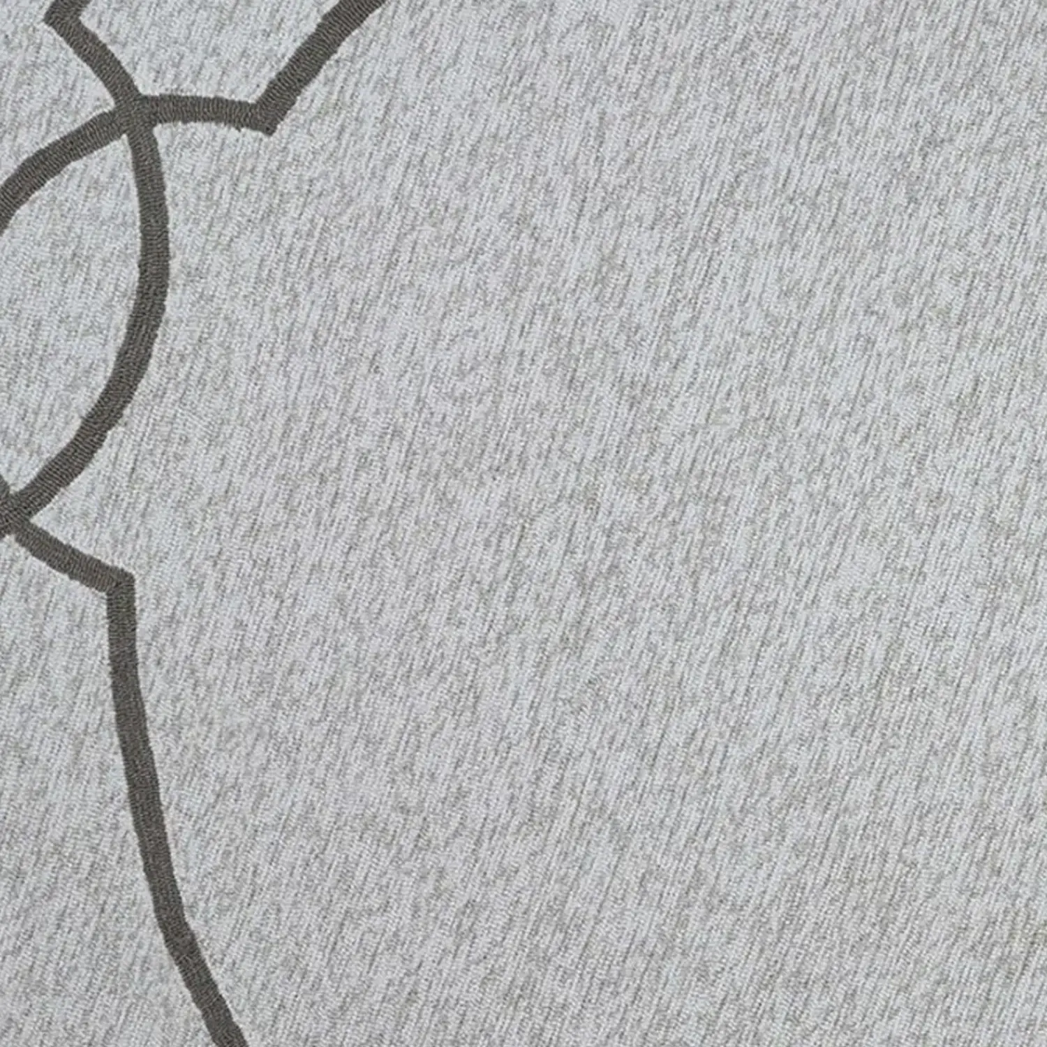 7' Round Ivory Round Indoor Outdoor Area Rug - Image 7