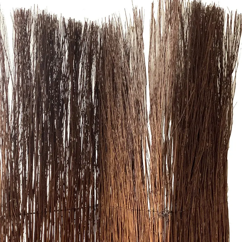 7' Rustic Willow Branch Three Panel Room Divider Screen - Image 3