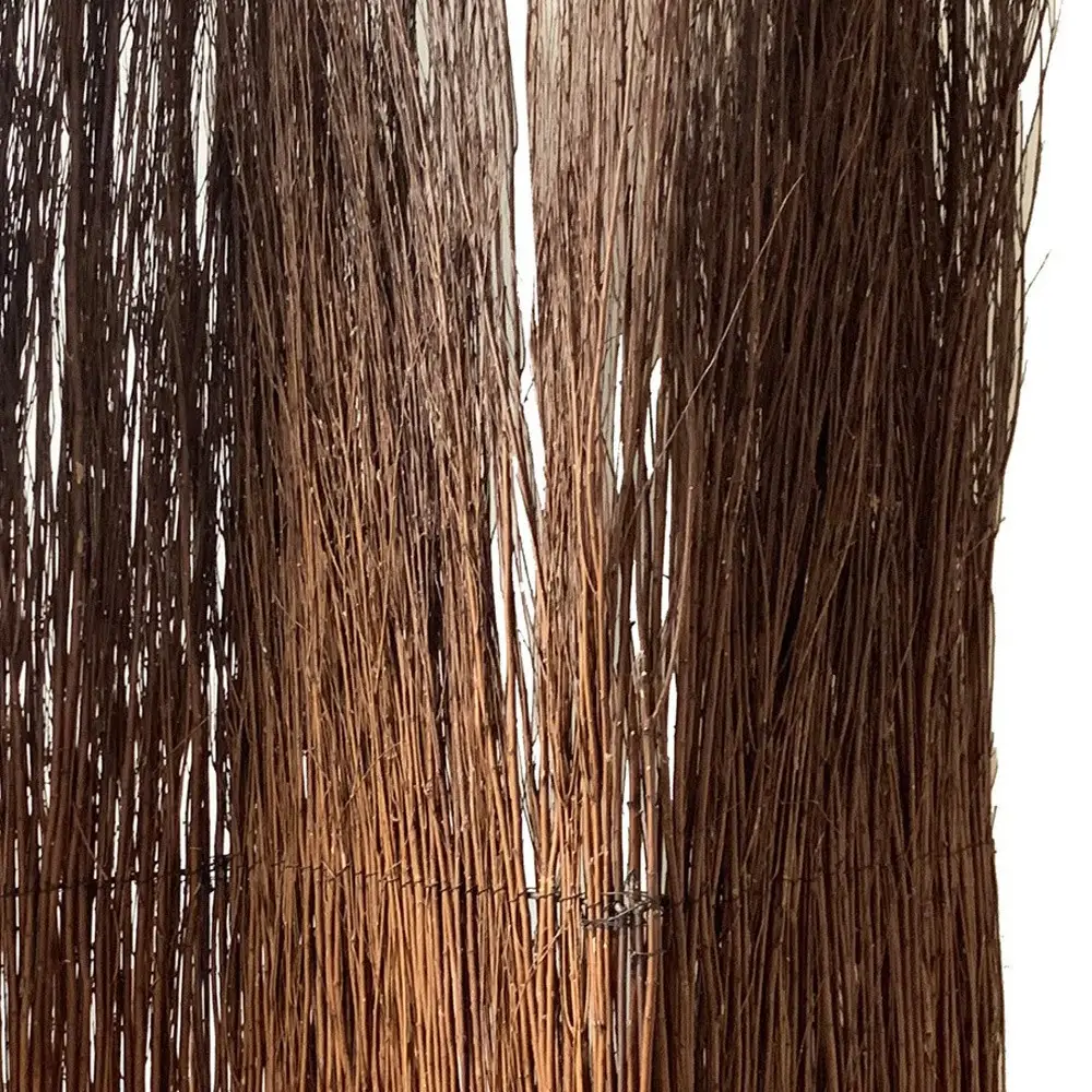 7' Rustic Willow Branch Three Panel Room Divider Screen - Image 8