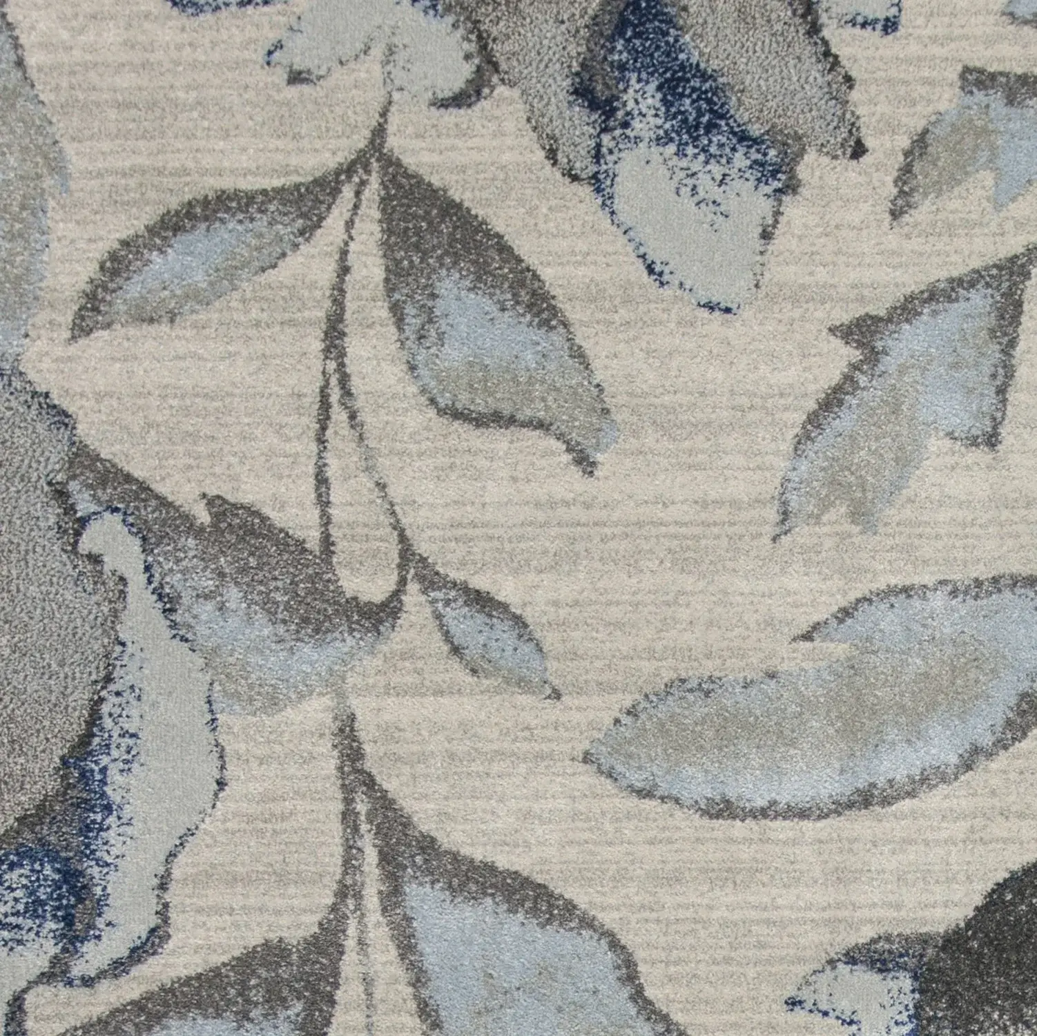 7' X 10' Blue and Gray Area Rug - Image 4
