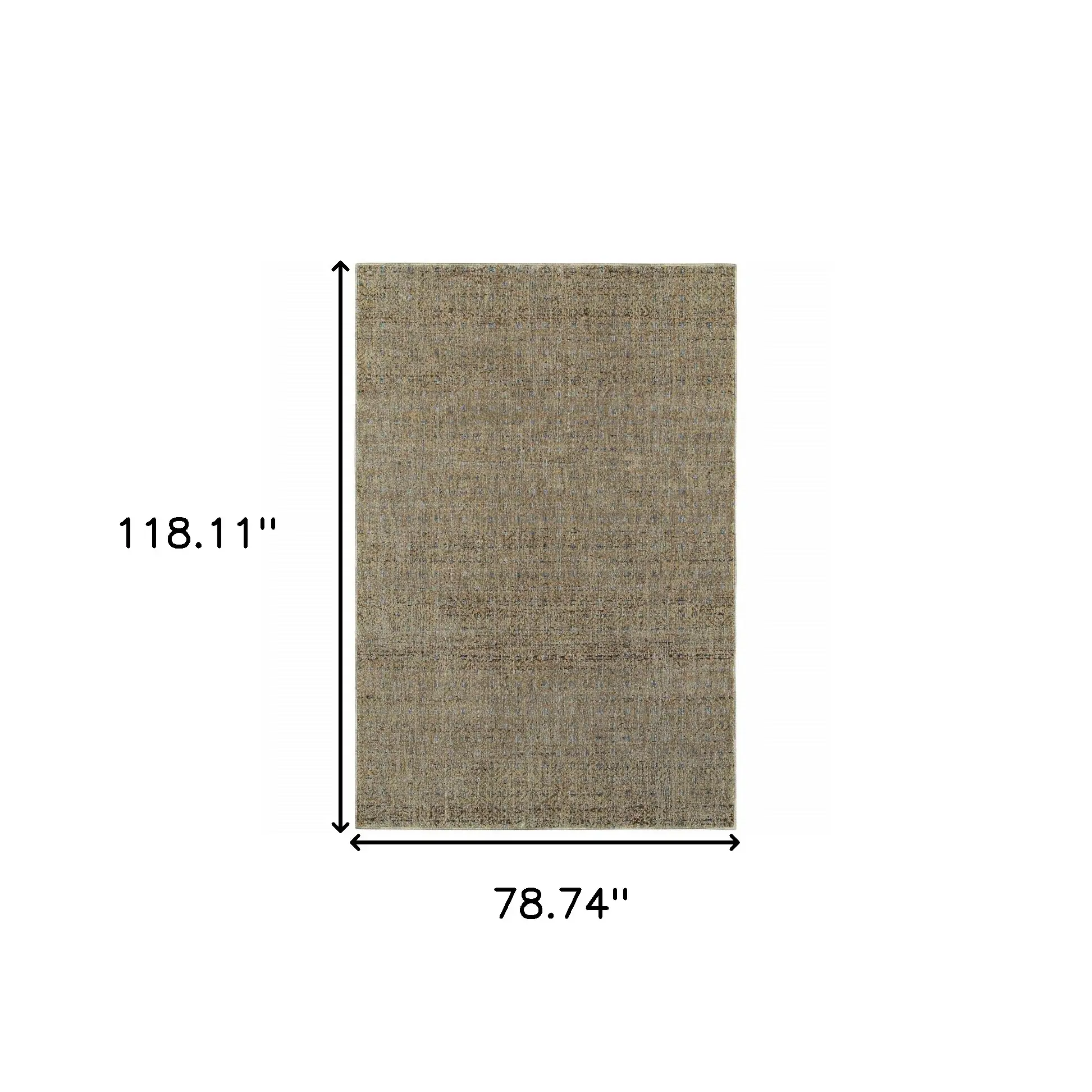 7' X 10' Blue and Silver Geometric Power Loom Area Rug - Image 3
