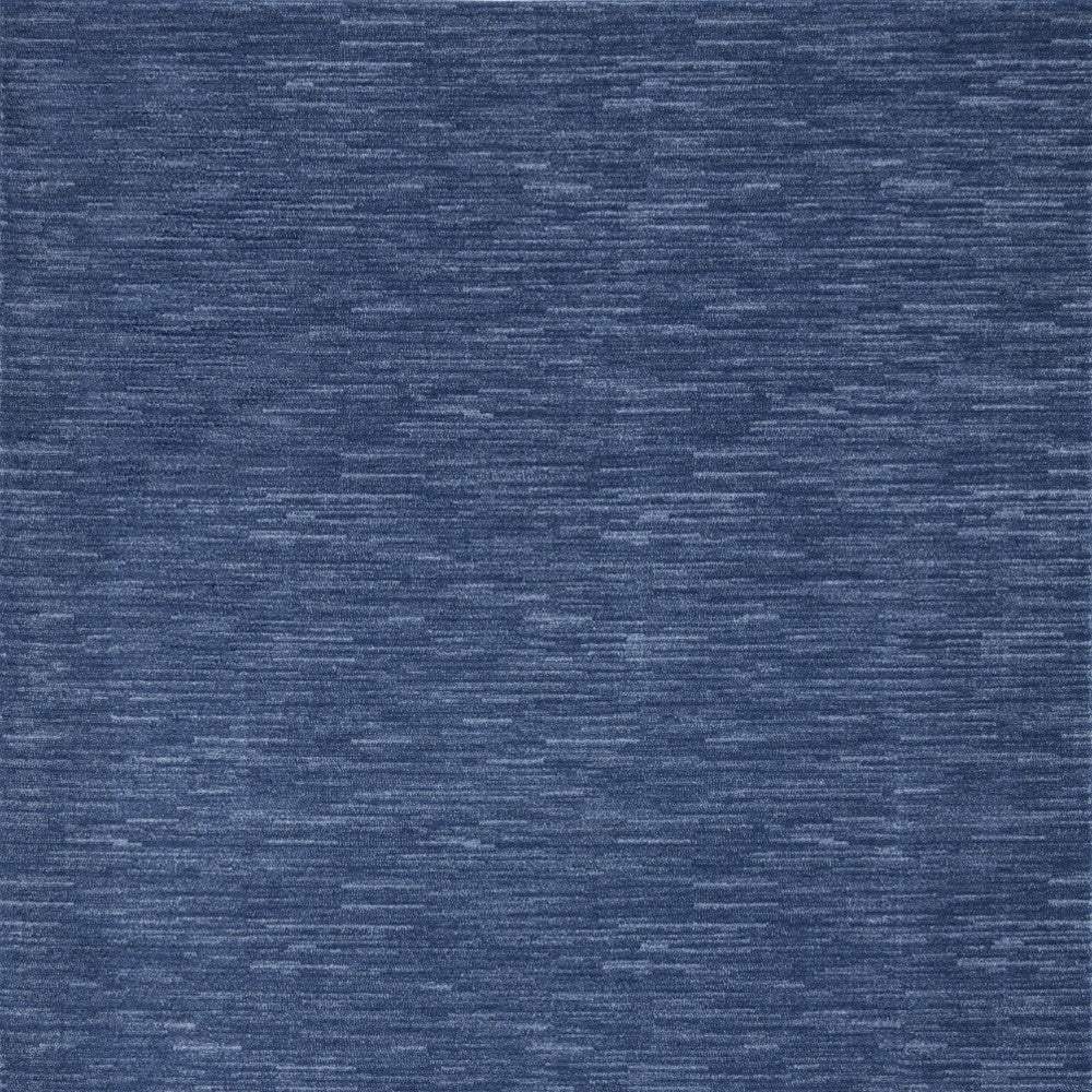 7' X 10' Blue Non Skid Indoor Outdoor Area Rug - Image 8