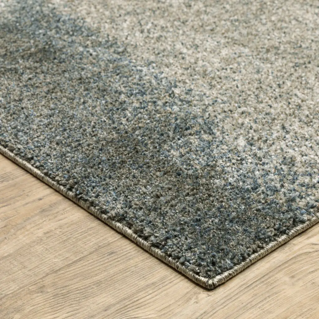 7' X 10' Gray Abstract Power Loom Area Rug - Image 4