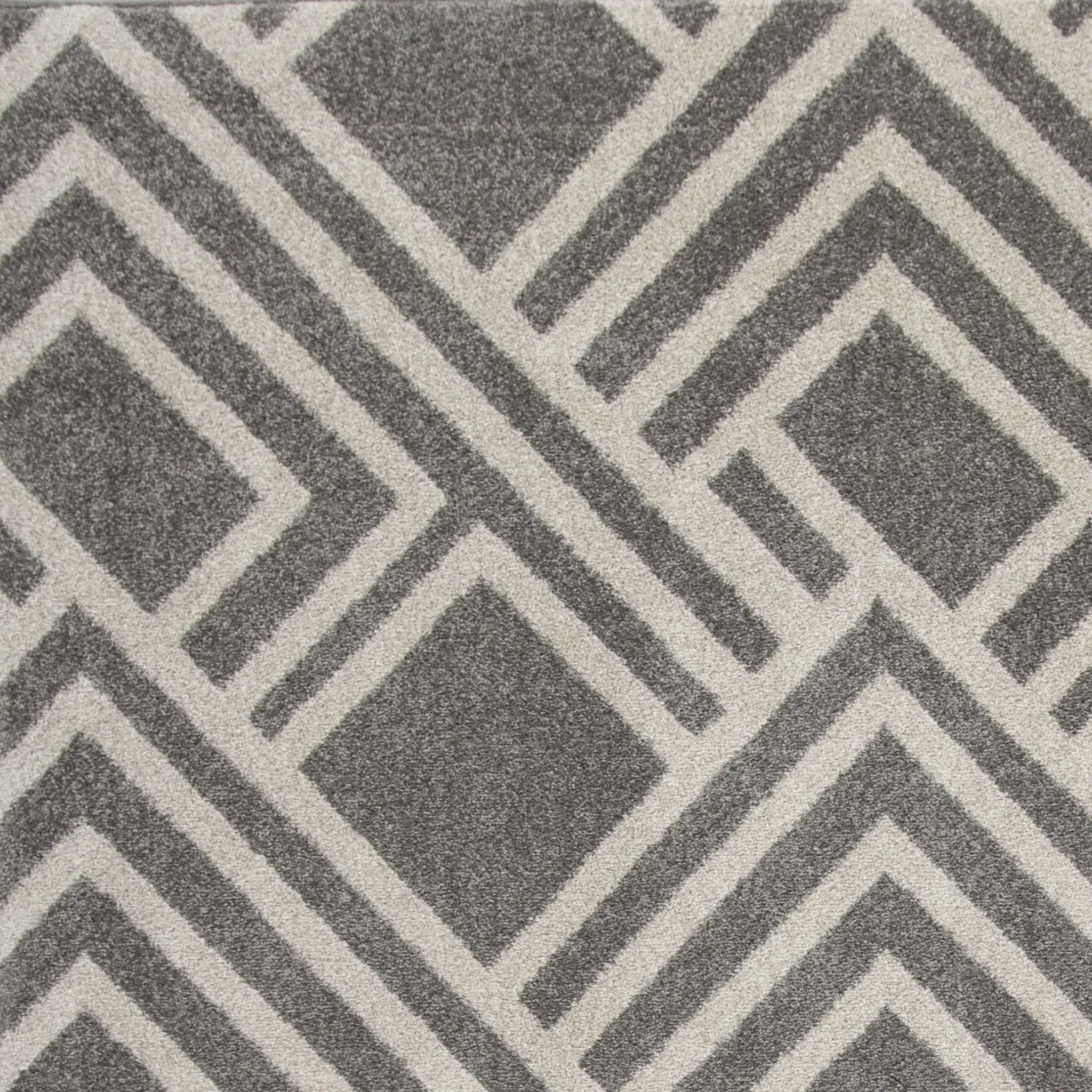 7' X 10' Gray Geometric Indoor Outdoor Area Rug - Image 7