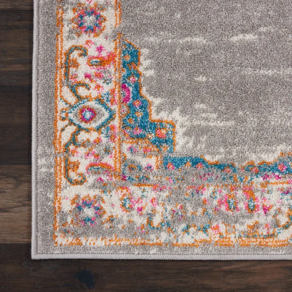 7' X 10' Gray Power Loom Area Rug - Image 2