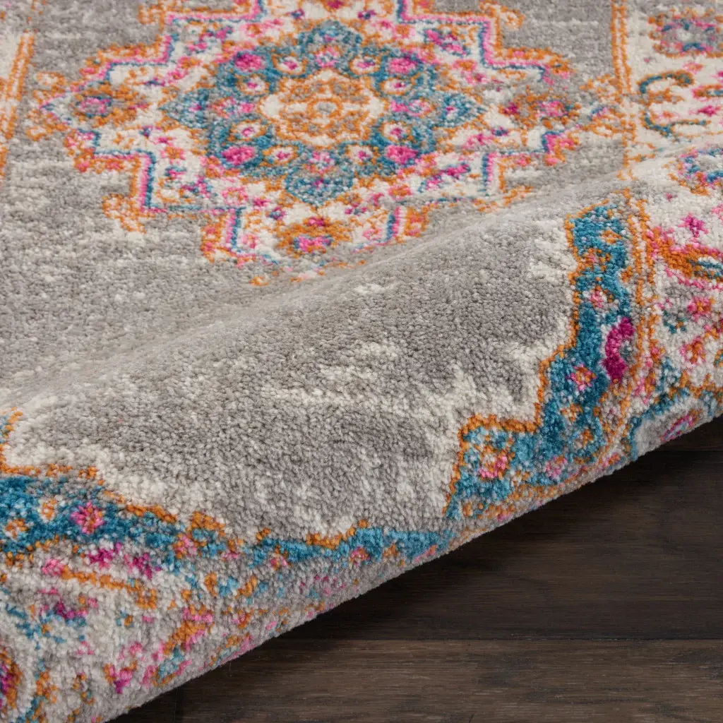 7' X 10' Gray Power Loom Area Rug - Image 5