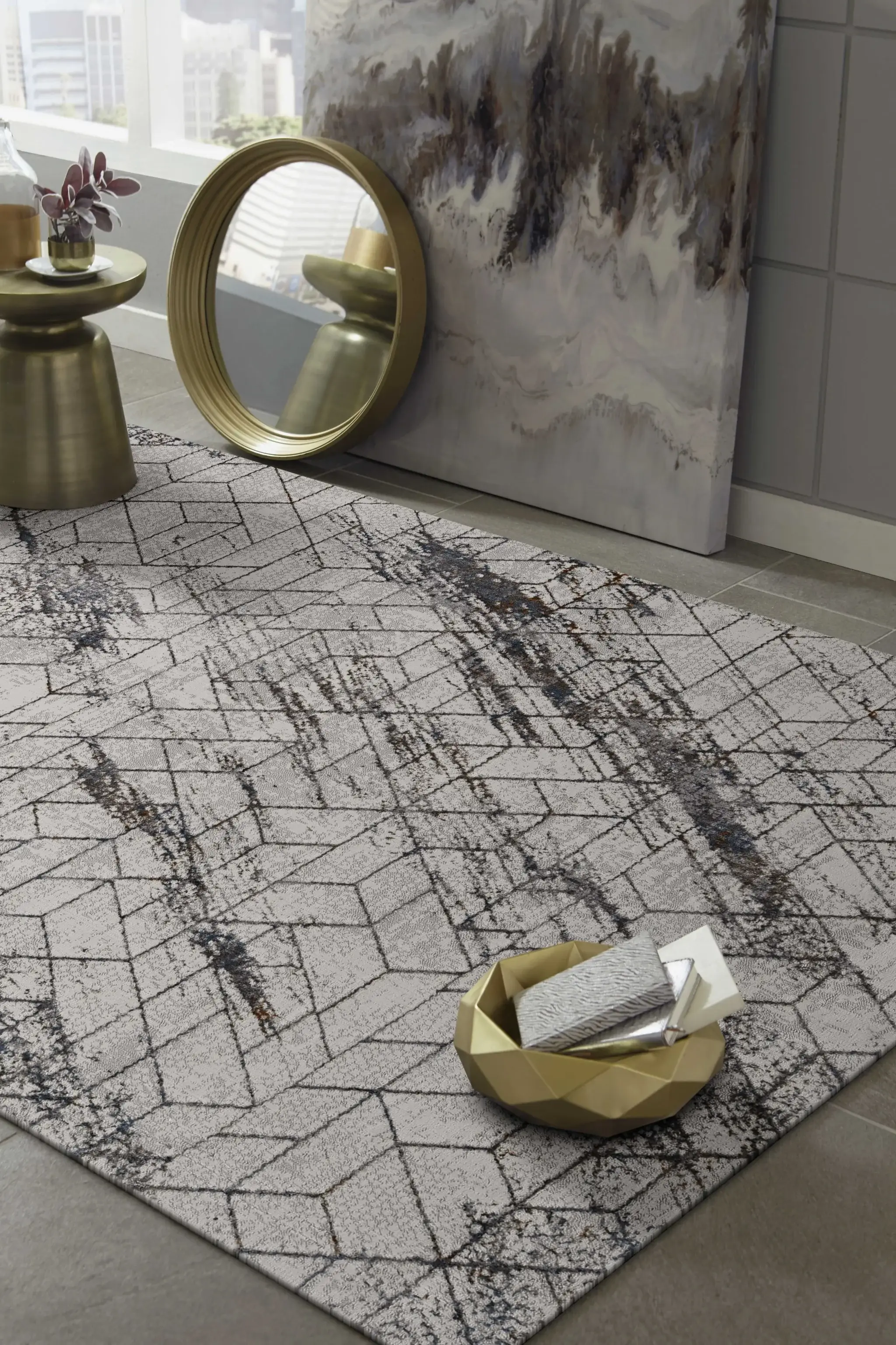 7' X 10' Ivory Area Rug - Image 6