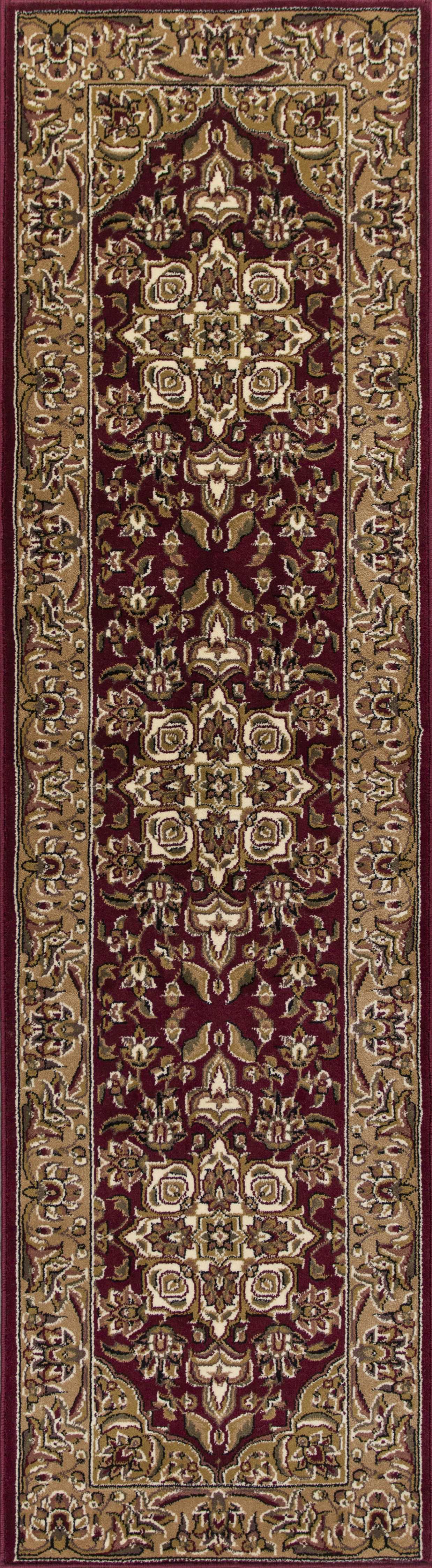 7' X 10'  Polypropylene Red Or  Beige Area Rug - Image 4