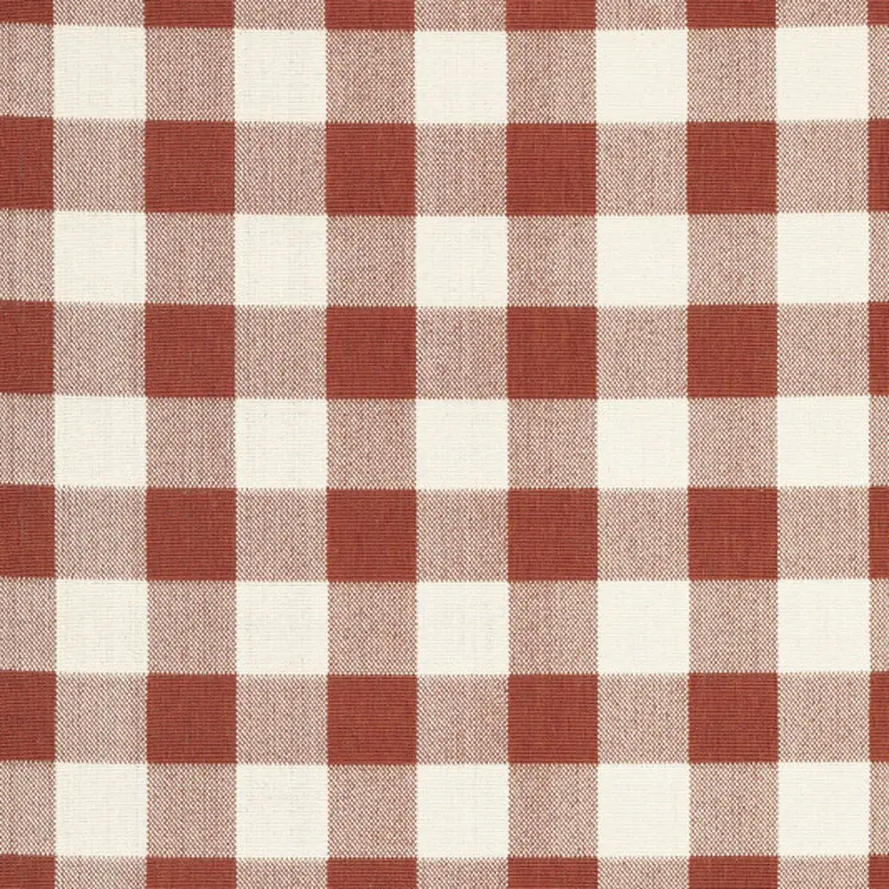 7' X 10' Red and Ivory Geometric Stain Resistant Indoor Outdoor Area Rug - Image 4