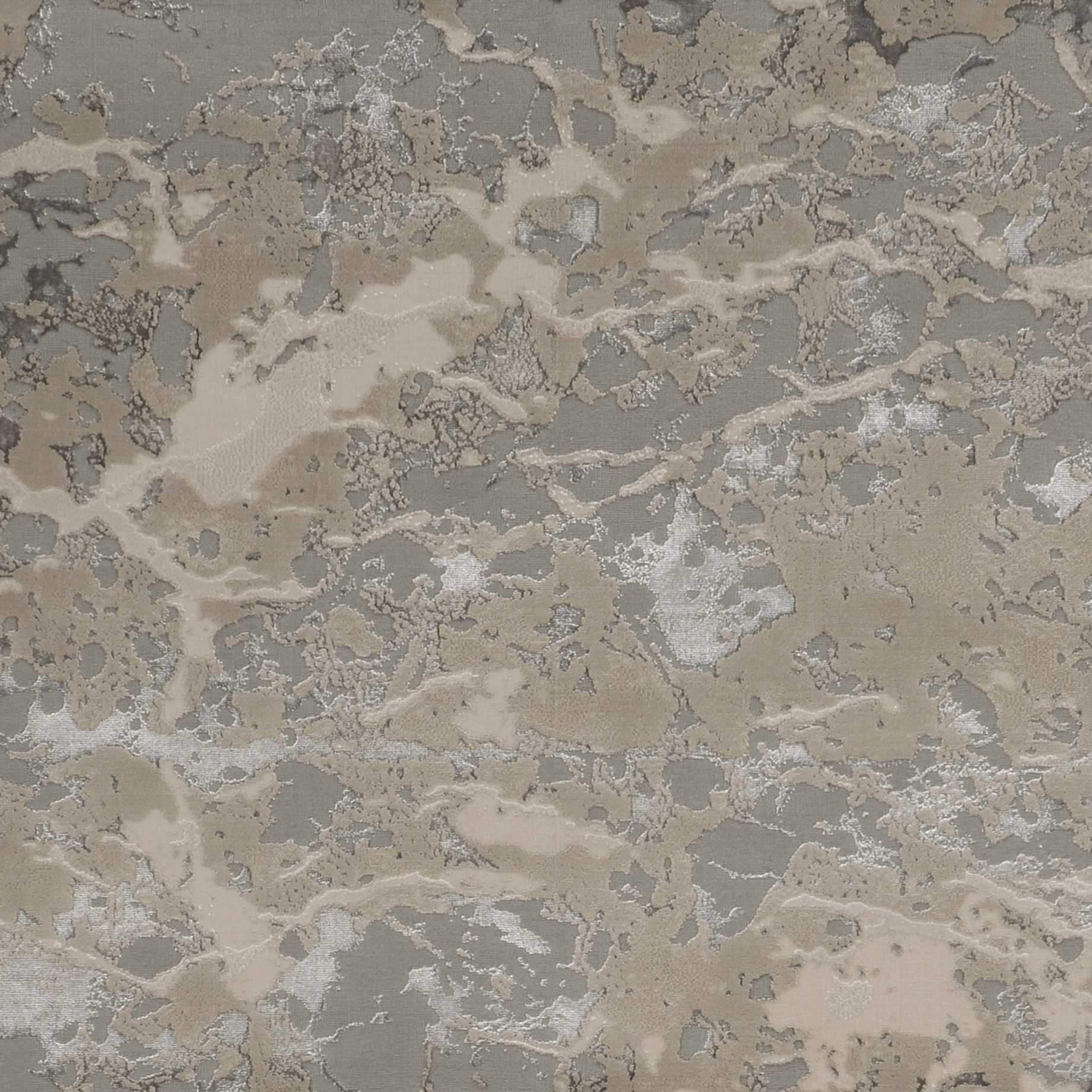 7' X 10' Sand Grey Machine Woven Abstract Indoor Area Rug - Image 6