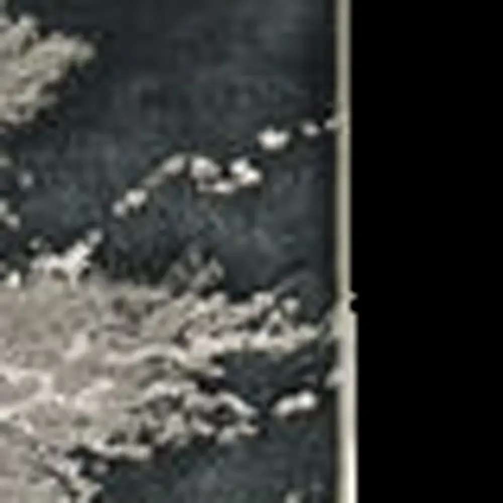 7' X 10' Silver Machine Woven Abstract Indoor Area Rug - Image 4