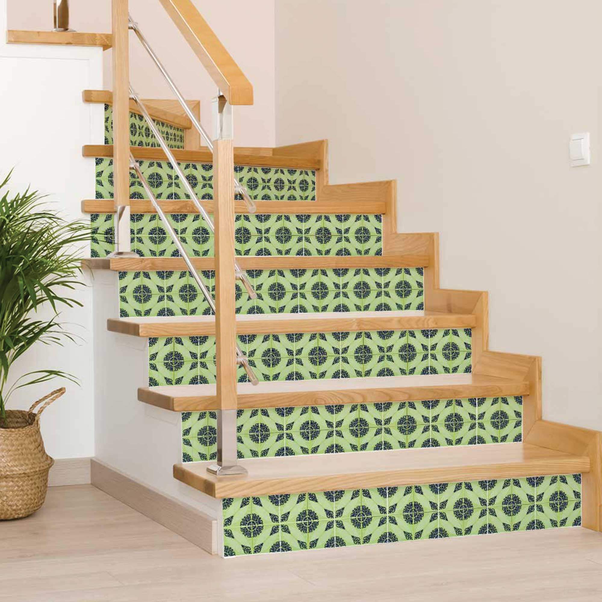 7" X 7" Aegean Orb Removable Peel and Stick Tiles - Image 4