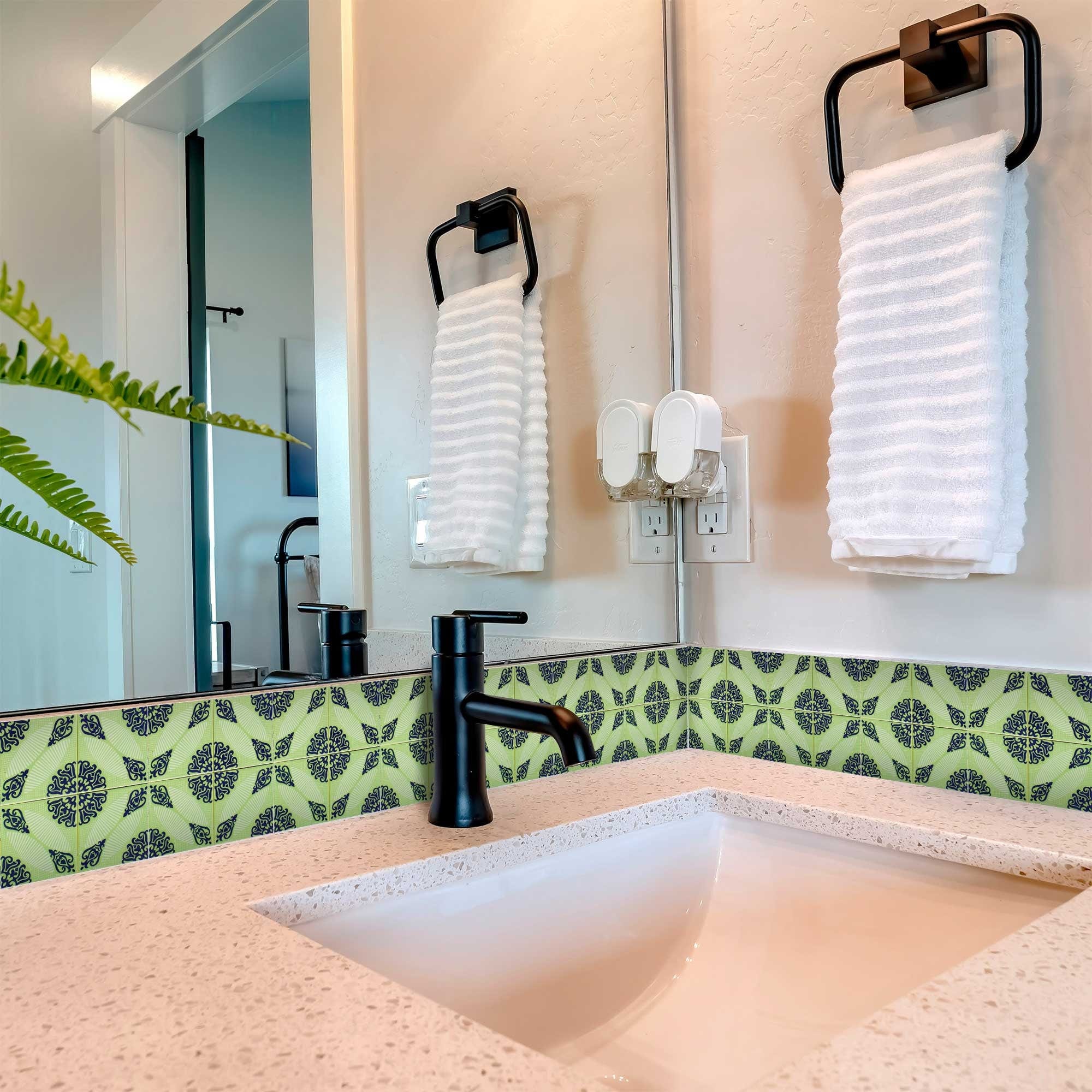 7" X 7" Aegean Orb Removable Peel and Stick Tiles - Image 8