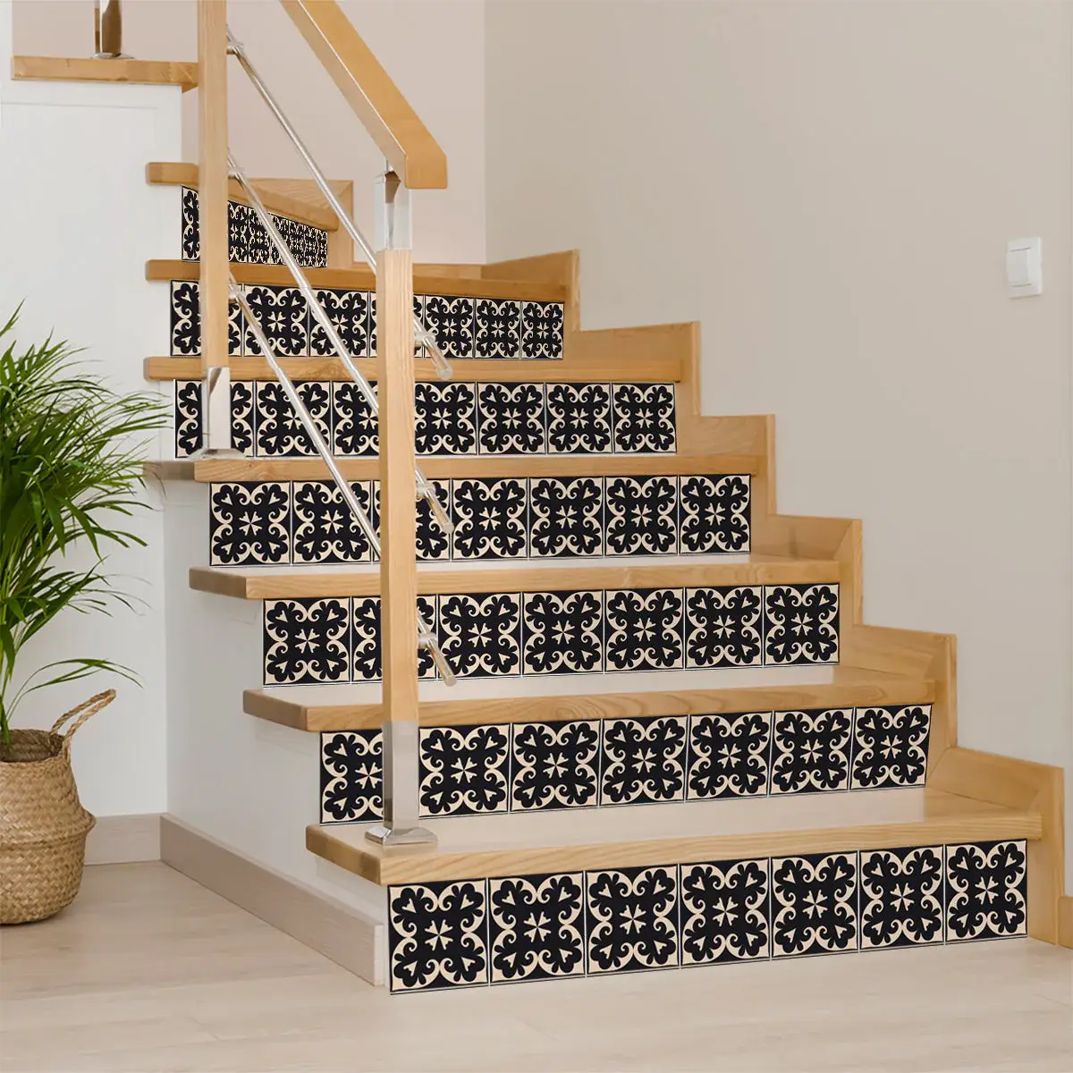 7" X 7" Black Sheep Peel And Stick Removable Tiles - Image 3