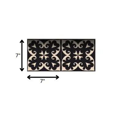 7" X 7" Black Sheep Peel And Stick Removable Tiles - Image 9