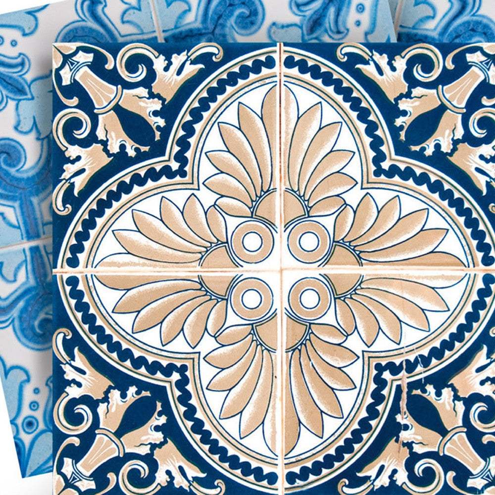 7" X 7" Blue Taupe Tobi Peel And Stick Tiles - Image 5