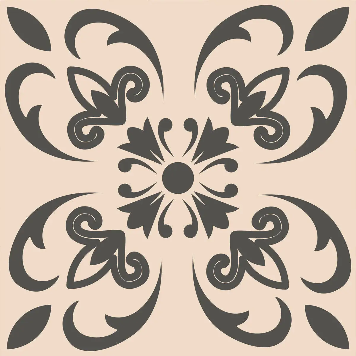 7" X 7" Charcoal Orchid Peel And Stick Removable Tiles - Image 8