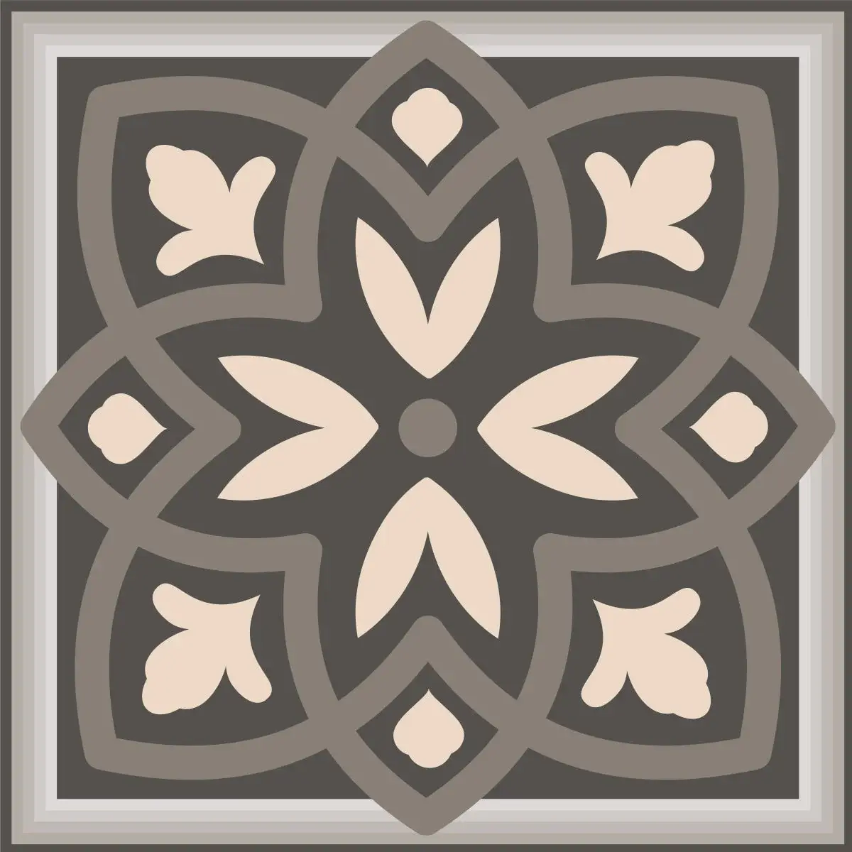 7" X 7" Espresso Brown Mosaic Peel And Stick Removable Tiles - Image 2