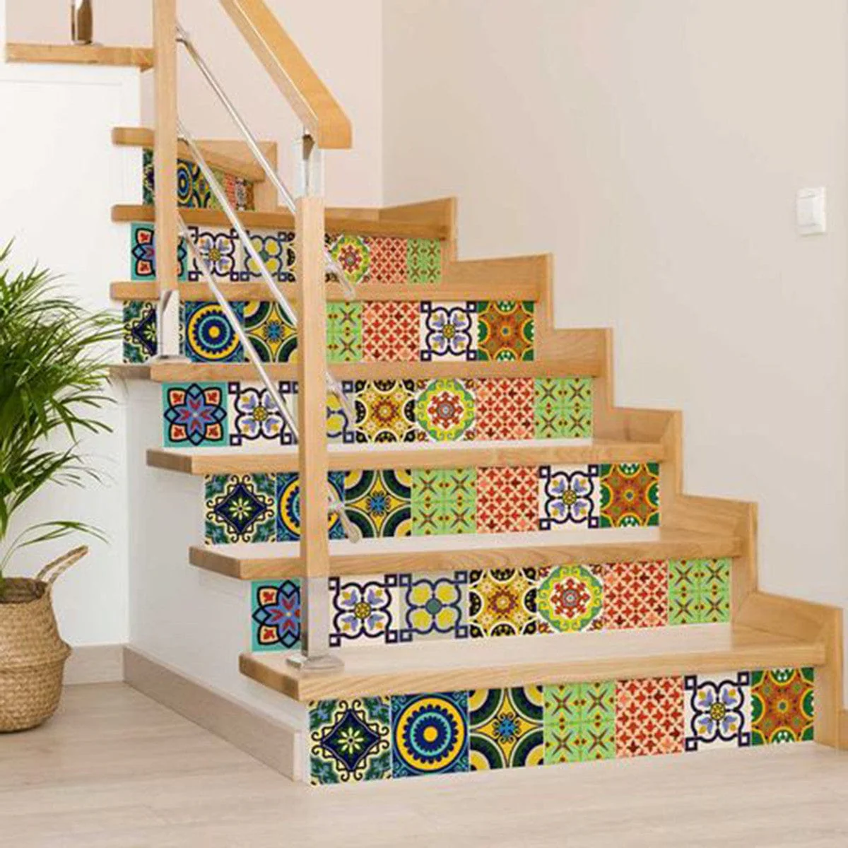 7" X 7" Euro Mosaic Peel and Stick Removable Tiles - Image 6