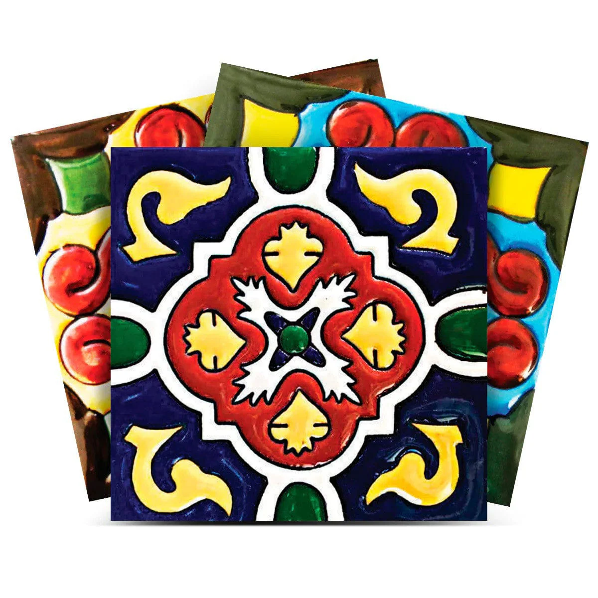 7" X 7" Festival Brights Mosaic Peel And Stick Removable Tiles - Image 3