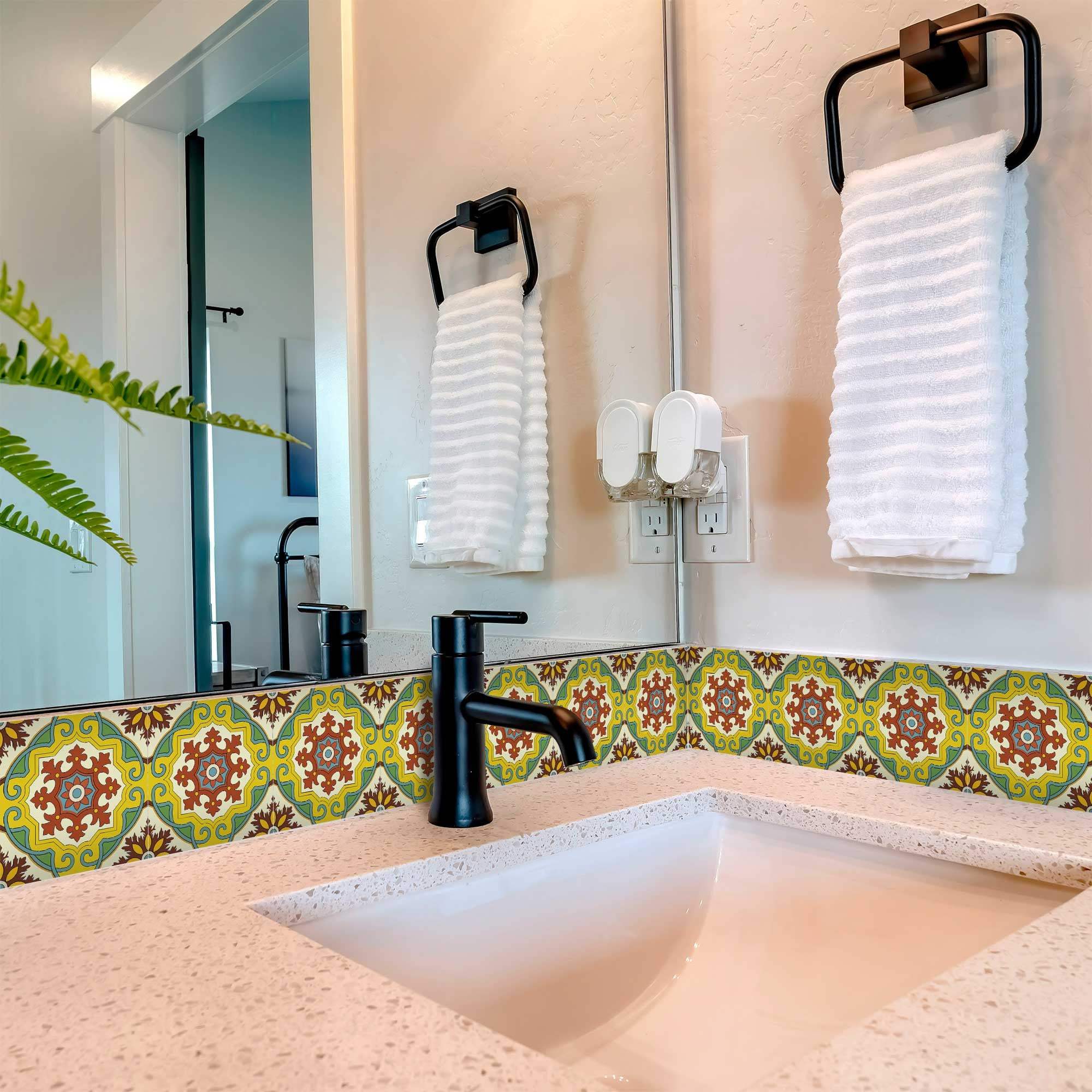 7" X 7" Fortuna Peel and Stick Removable Tiles - Image 6