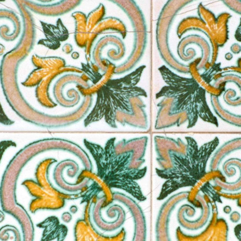 7" X 7" Green Yellow Melo Peel and Stick Tiles - Image 2