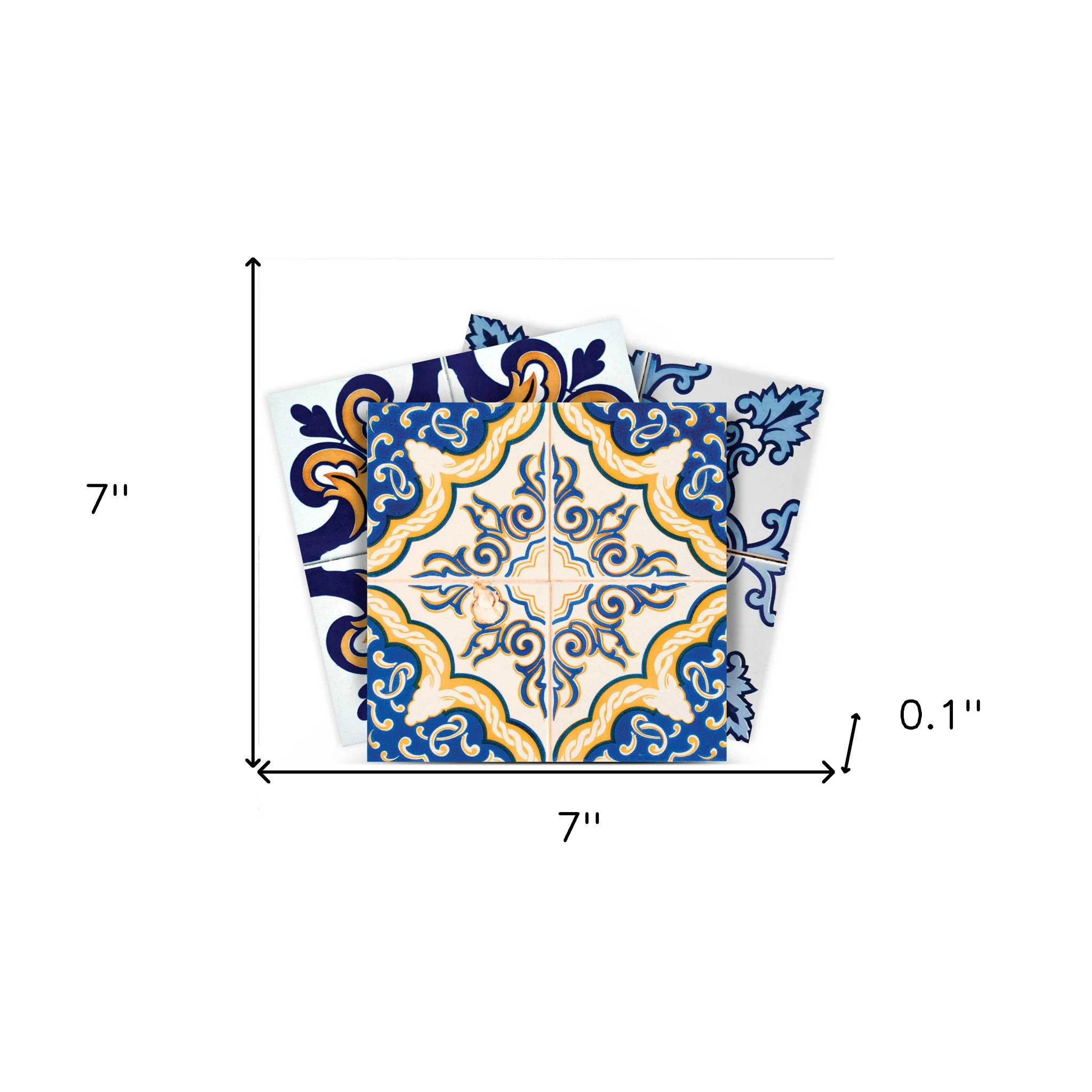 7" X 7" Kyla Mutli Mosaic Peel and Stick Tiles - Image 8