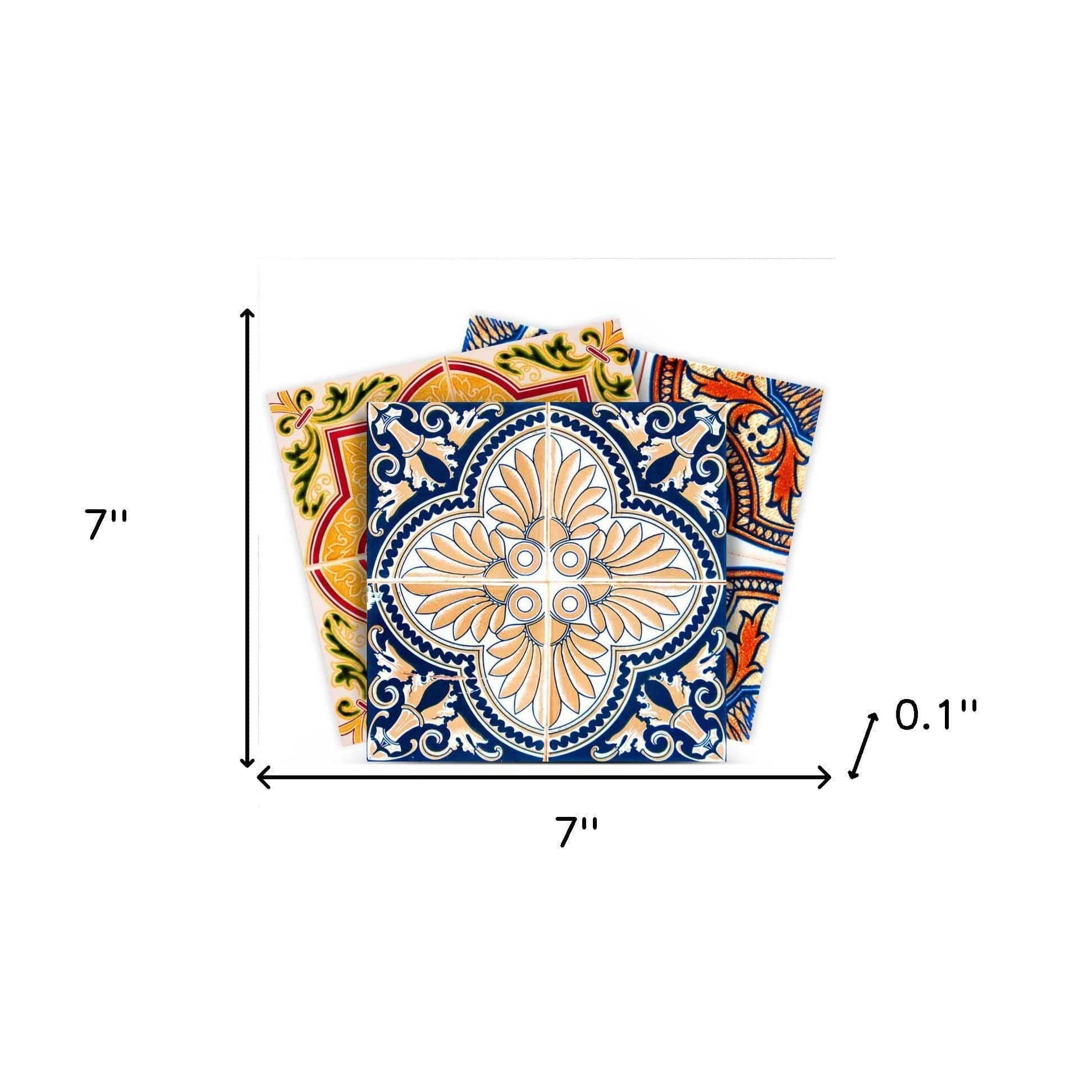 7" X 7" Linna Mutli Mosaic Peel and Stick Tiles - Image 8