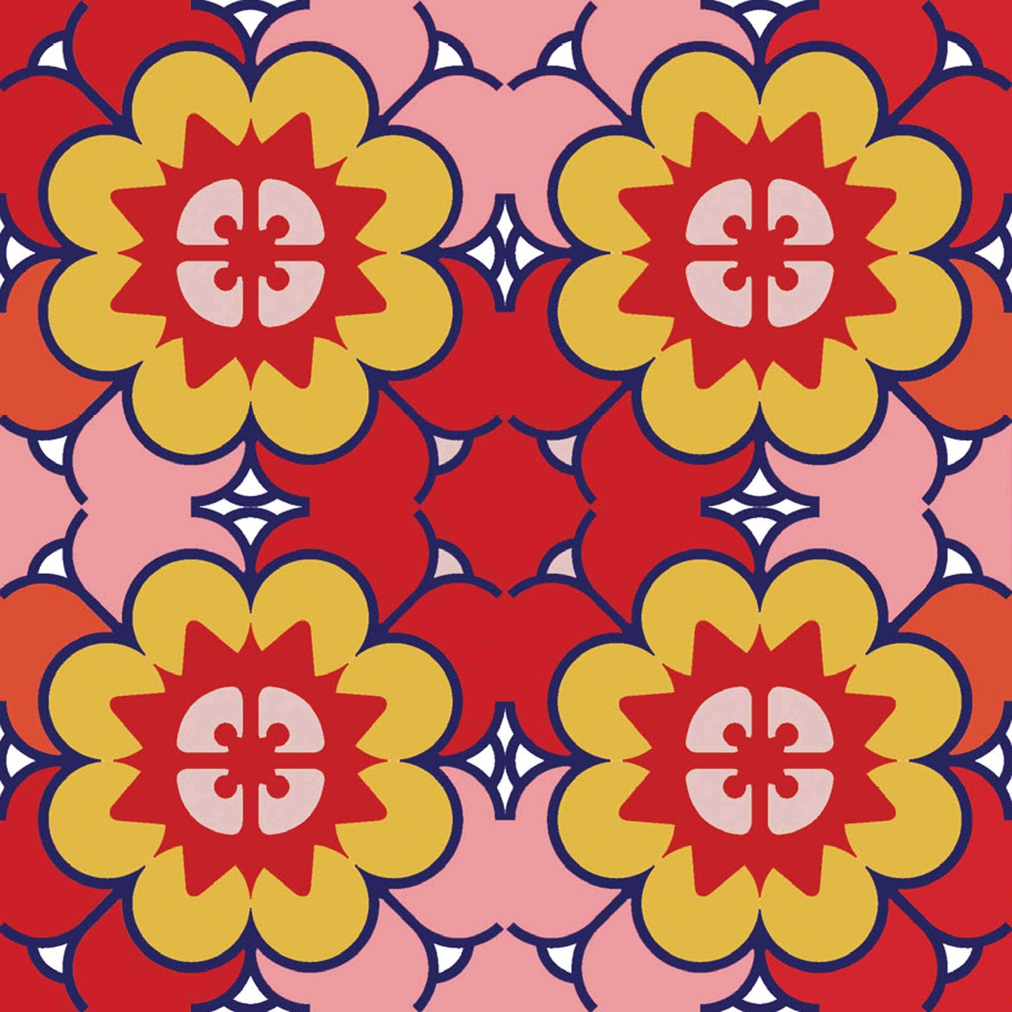 7" X 7" Mediterranean Brights Peel And Stick Removable Tiles - Image 5