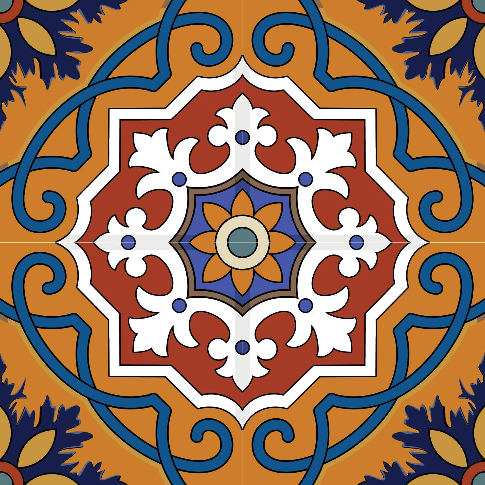 7" X 7" Old World Ole Peel and Stick Tiles - Image 2