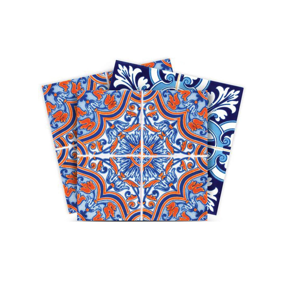 7" X 7" Prima Blue Peel And Stick Removable Tiles - Image 2