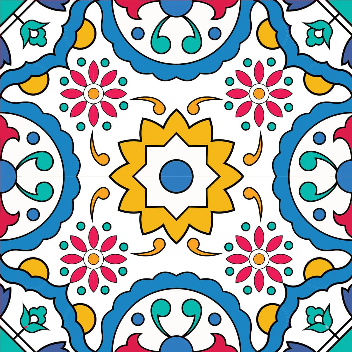 7" X 7" Raffia Gia  Removable Peel and Stick Tiles - Image 3