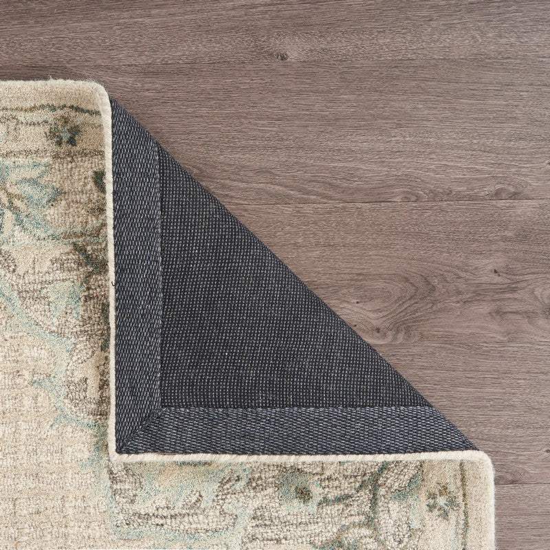 8' X 10' Ivory Wool Handmade Area Rug - Image 4