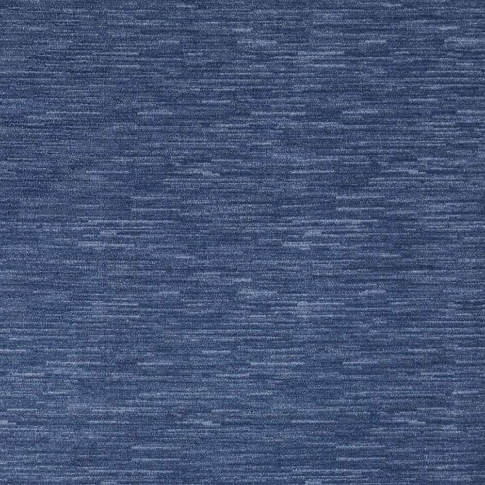 8' X 10' Navy Blue Non Skid Indoor Outdoor Area Rug - Image 2