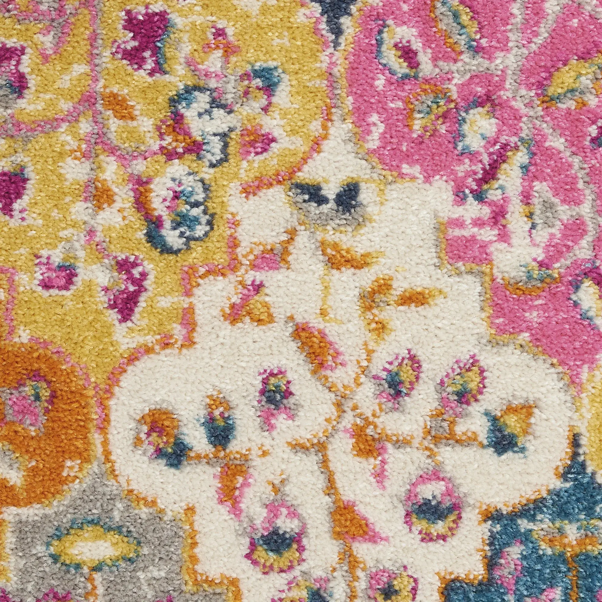 8' X 10' Pink And Gray Geometric Dhurrie Area Rug - Image 3