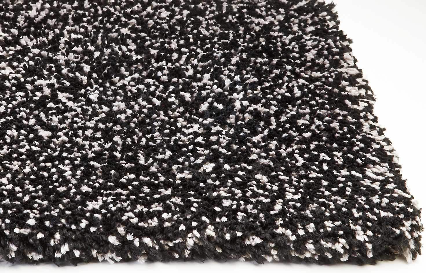 8' X 10' Polyester Black Heather Area Rug - Image 5