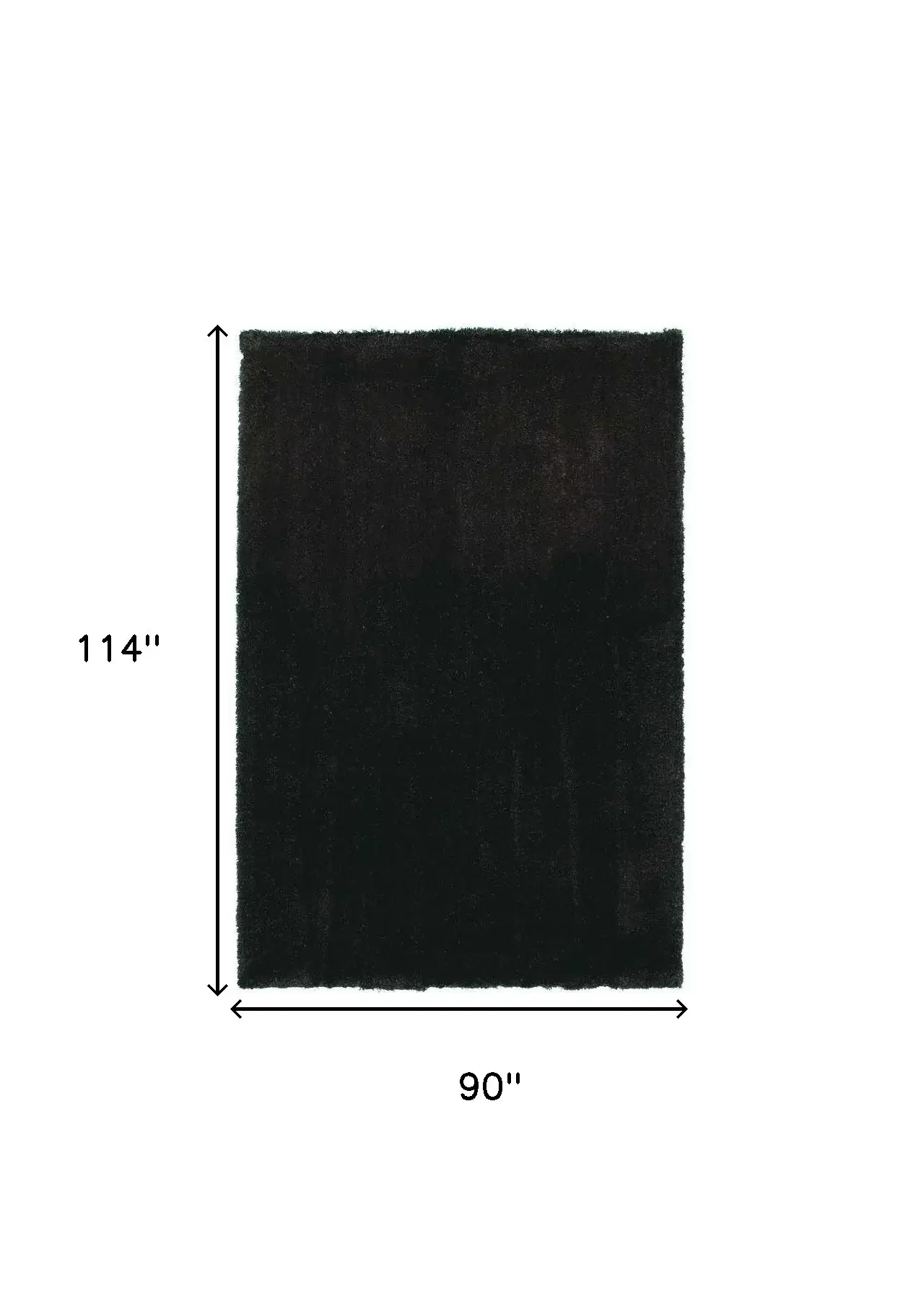 8' X 10' Polyester Espresso Area Rug - Image 3