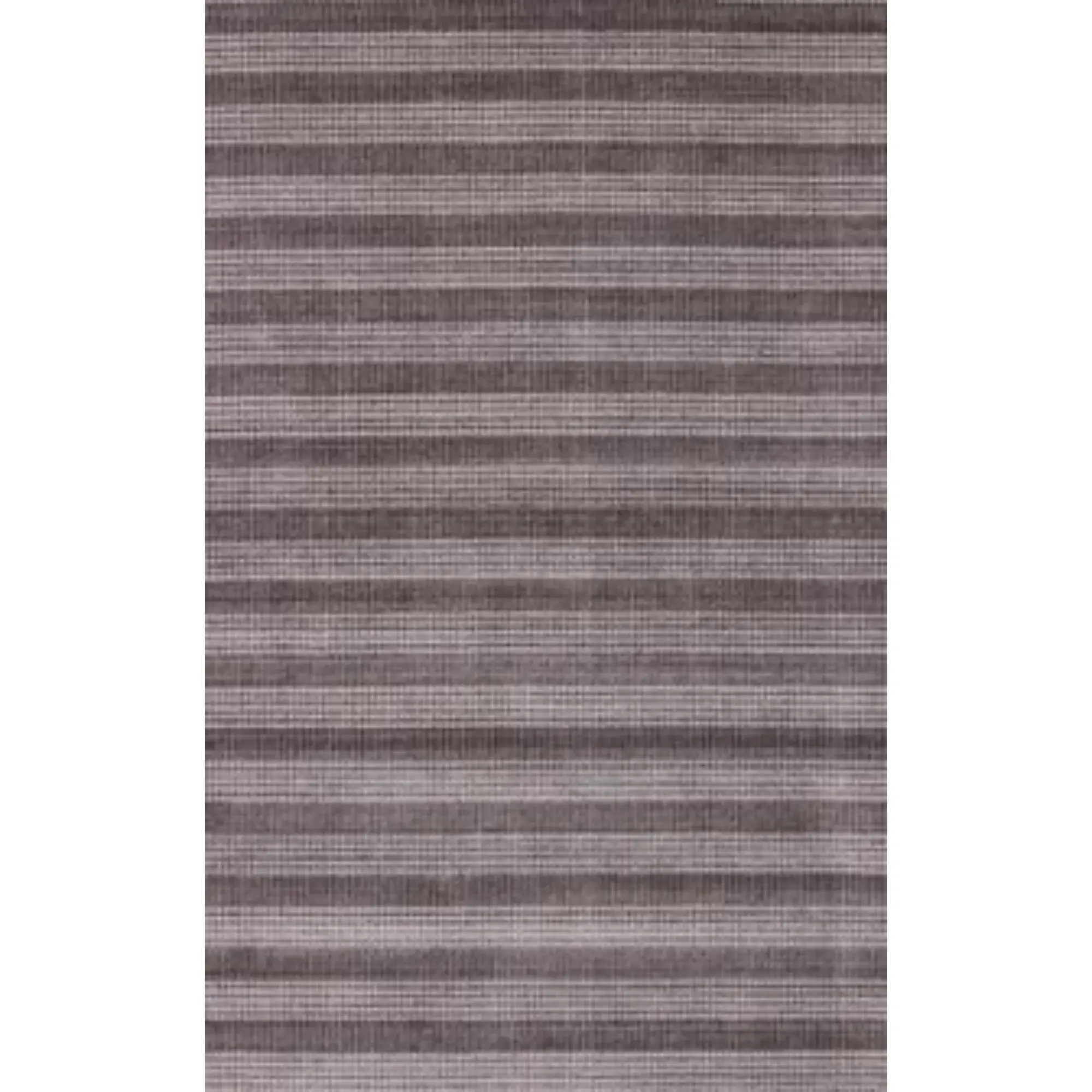 8' X 10' Rust And White Striped Hand Loomed Area Rug - Image 3