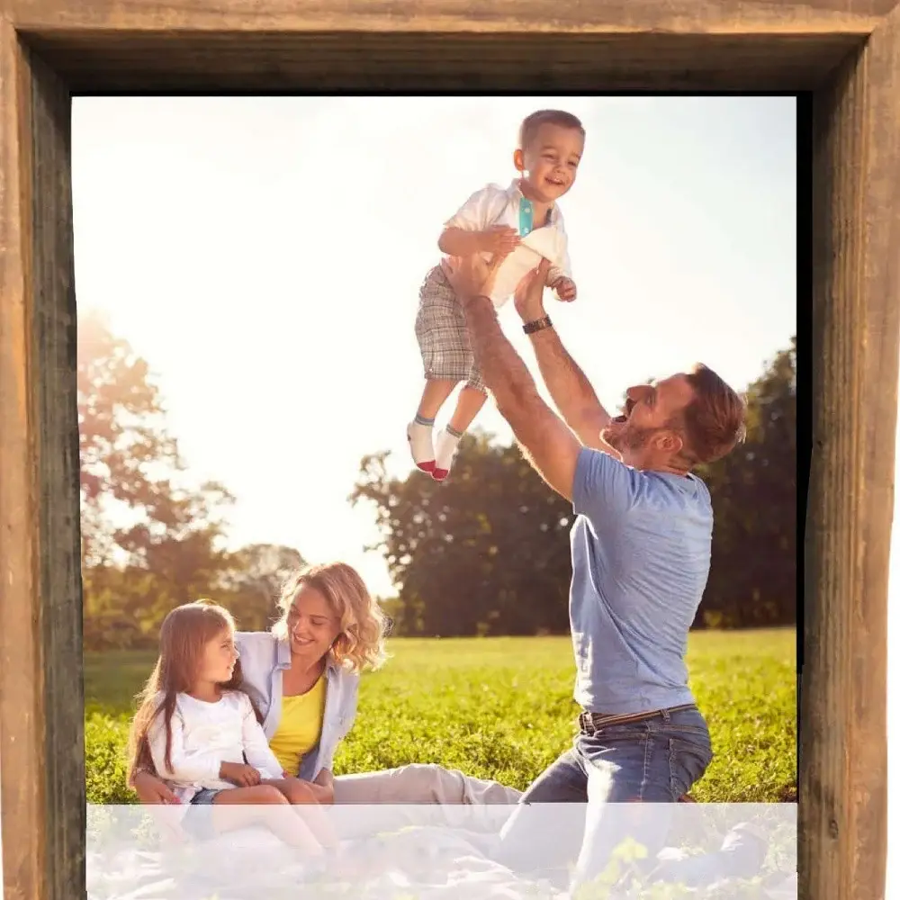 8” X 10” Rustic Farmhouse Gray Shadow Box Frame - Image 5