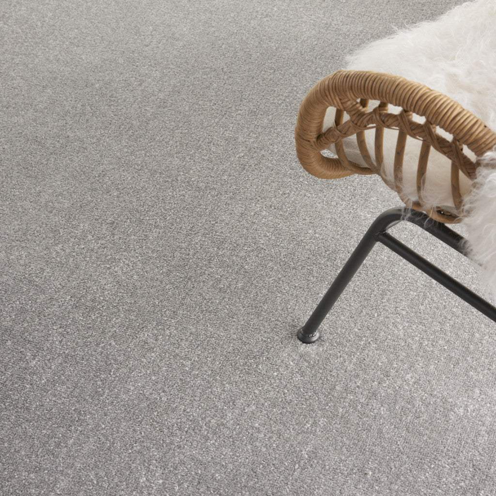 8' X 10' Silver Grey Non Skid Indoor Outdoor Area Rug - Image 4