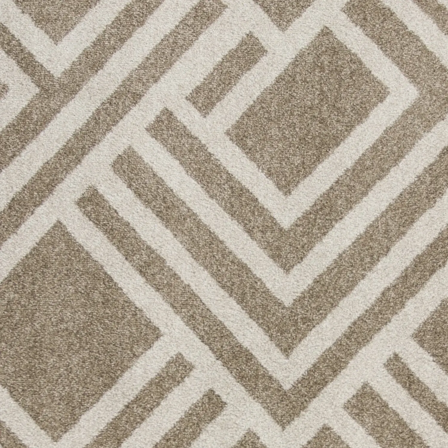 8' X 11' Beige Geometric Indoor Outdoor Area Rug - Image 7