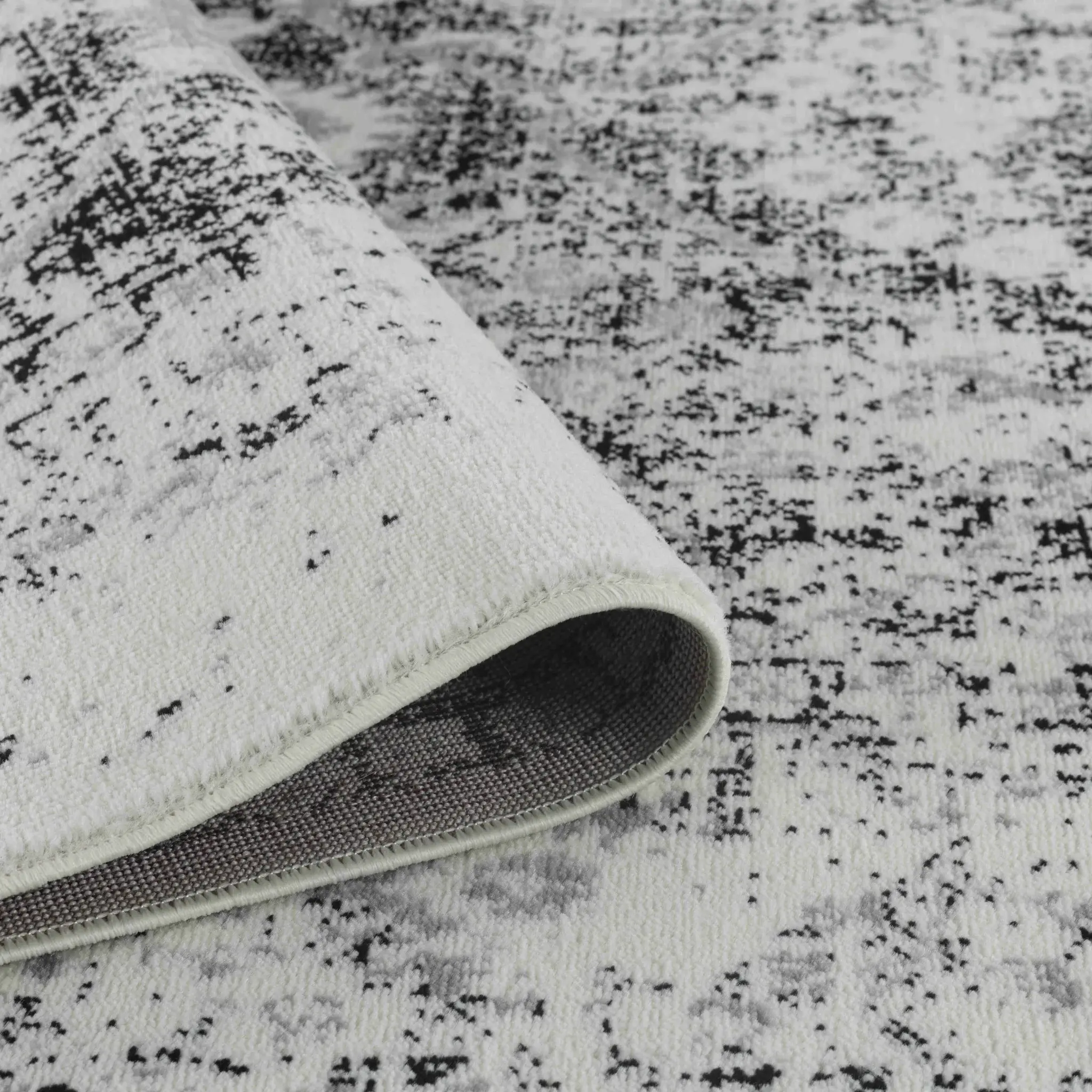 8' X 11' Black Oriental Area Rug - Image 4