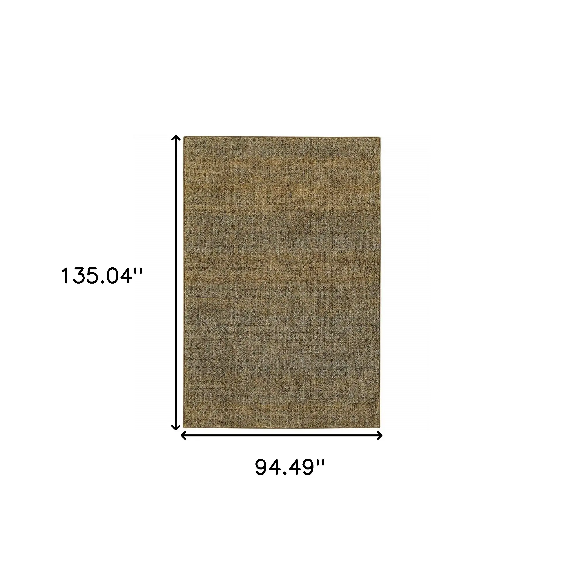 8' X 11' Green Geometric Power Loom Area Rug - Image 3