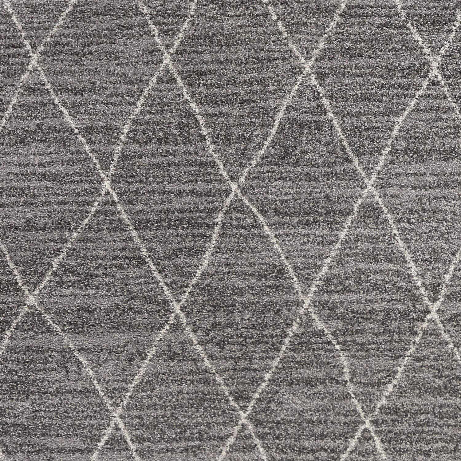 8' X 11' Grey Machine Woven Geometric Indoor Area Rug - Image 6