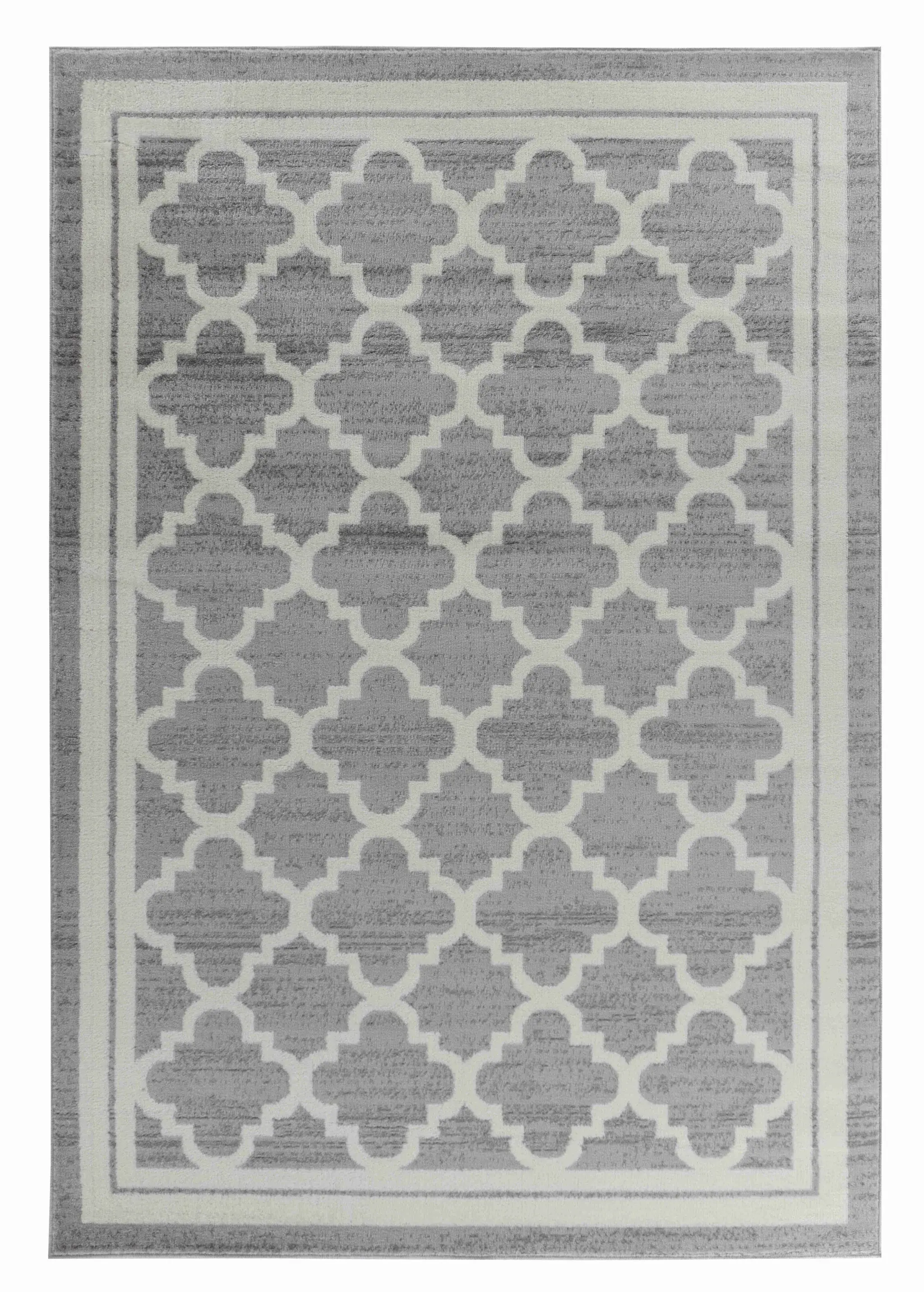 8' X 11' Grey Moroccan Area Rug - Image 2