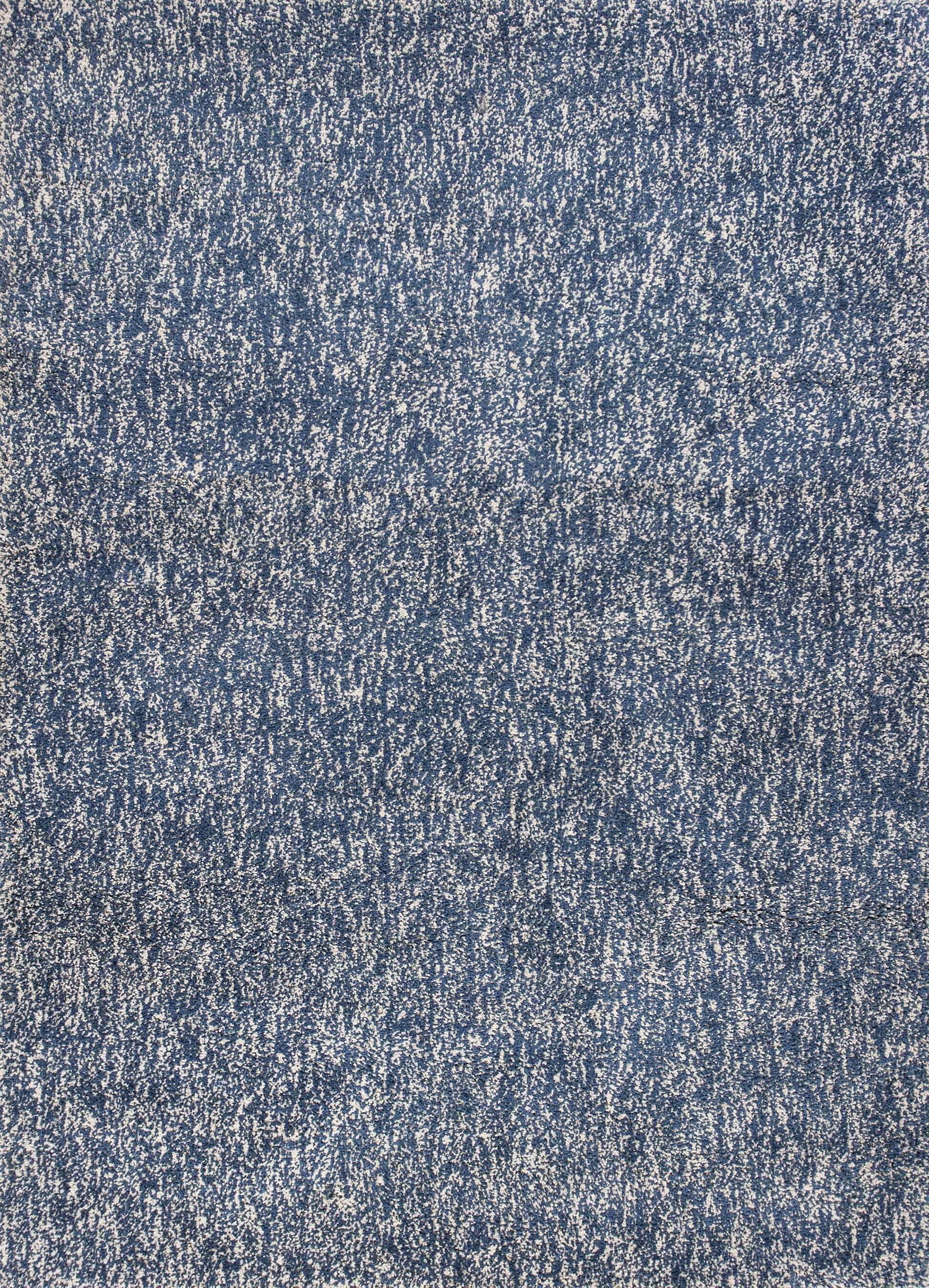 8' X 11'  'Indigo And Ivory Heather Shag Area Rug - Image 7