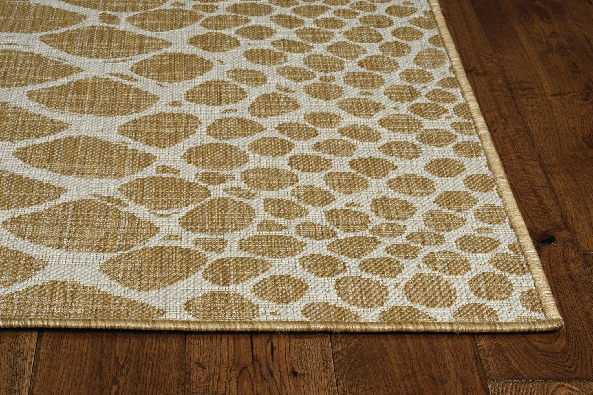 8' X 11' Ivory Abstract Indoor Outdoor Area Rug - Image 6