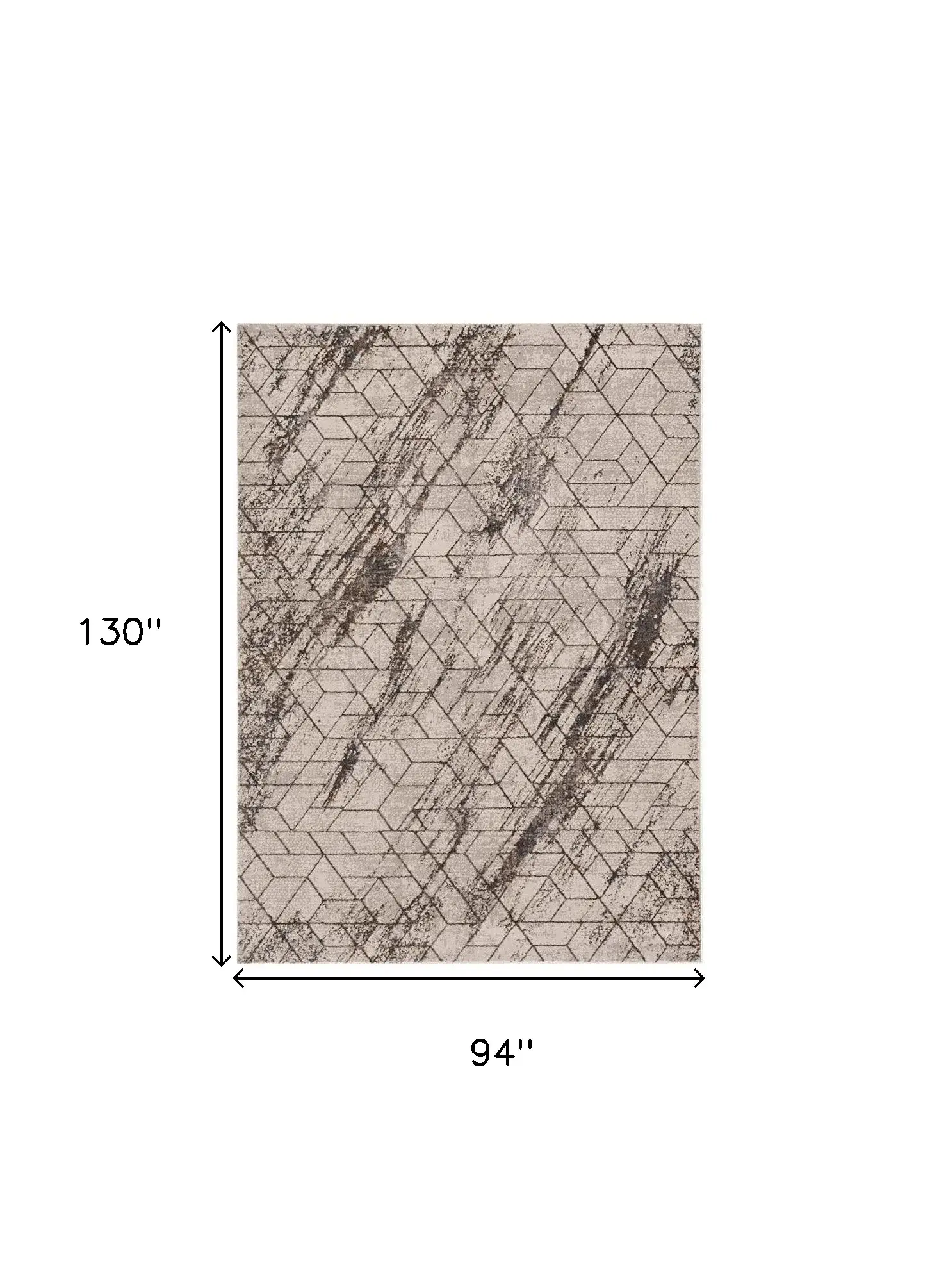 8' X 11' Ivory Area Rug - Image 3