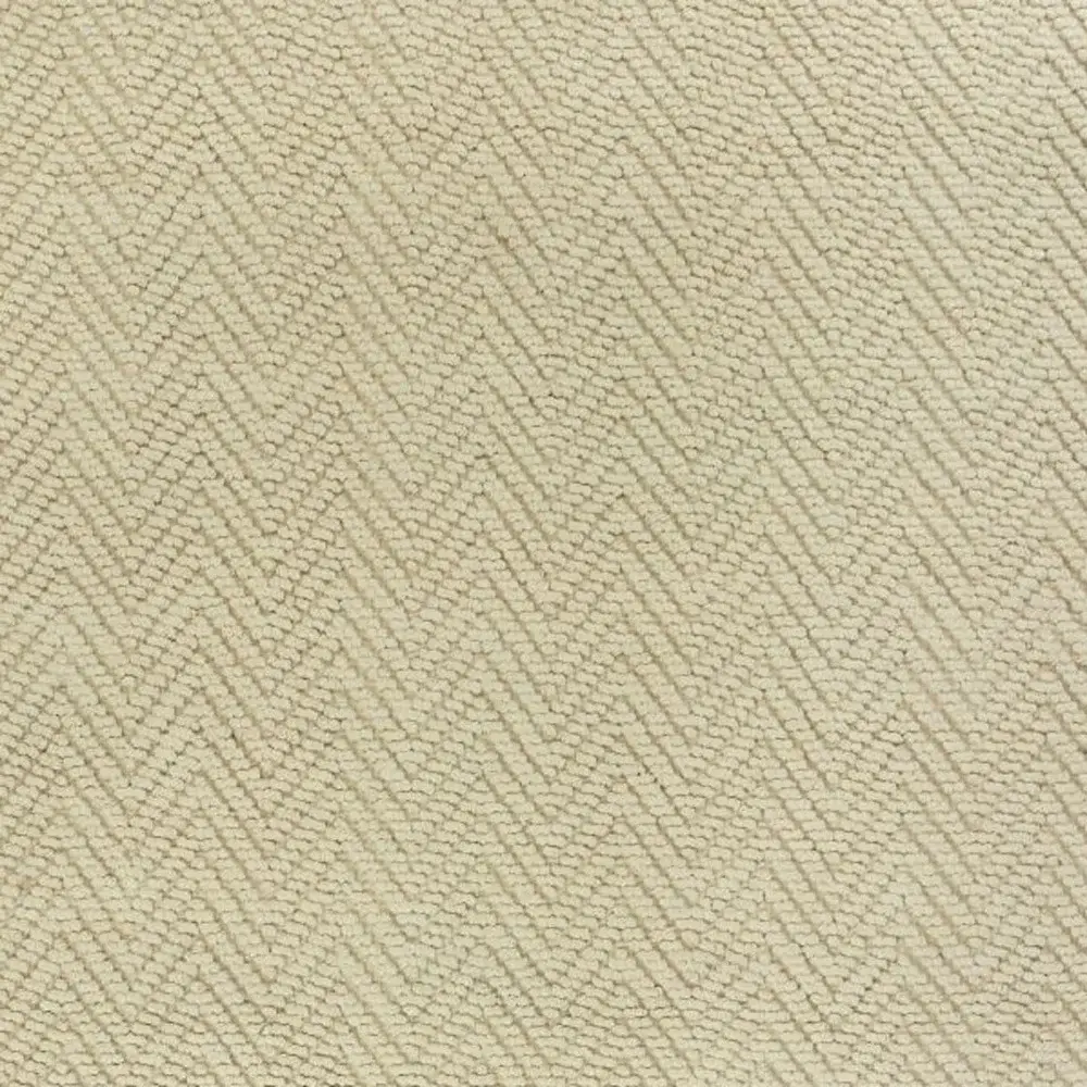 8' X 11' Ivory Chevron Hand Woven Area Rug - Image 3
