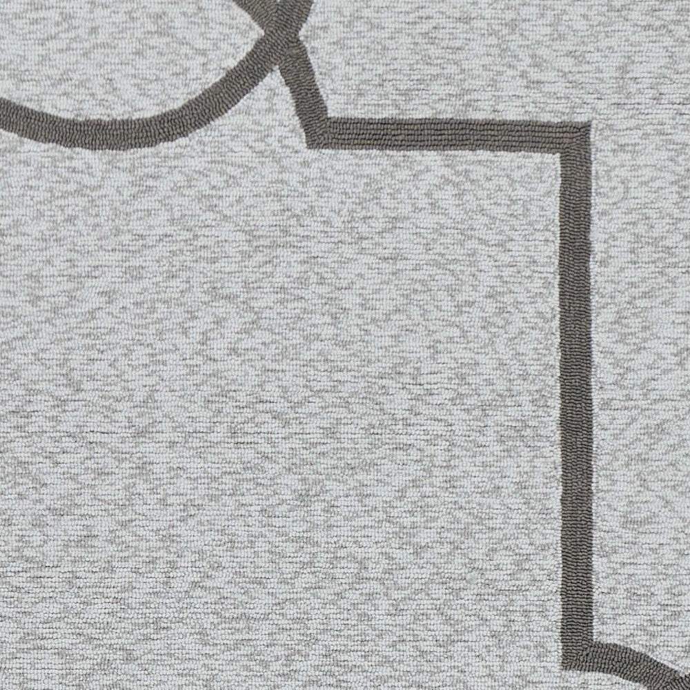 8' X 11' Ivory Indoor Outdoor Area Rug - Image 8